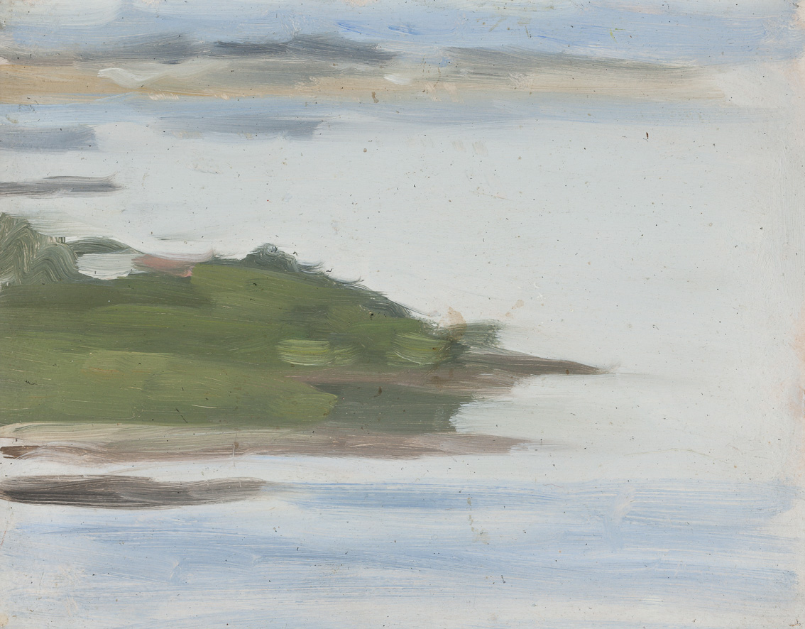 undefined - Clarice Beckett
Rickett’s Point - Aerial view, (undated)
oil on board
17 x 22cm
16222V
cat.5
Sold